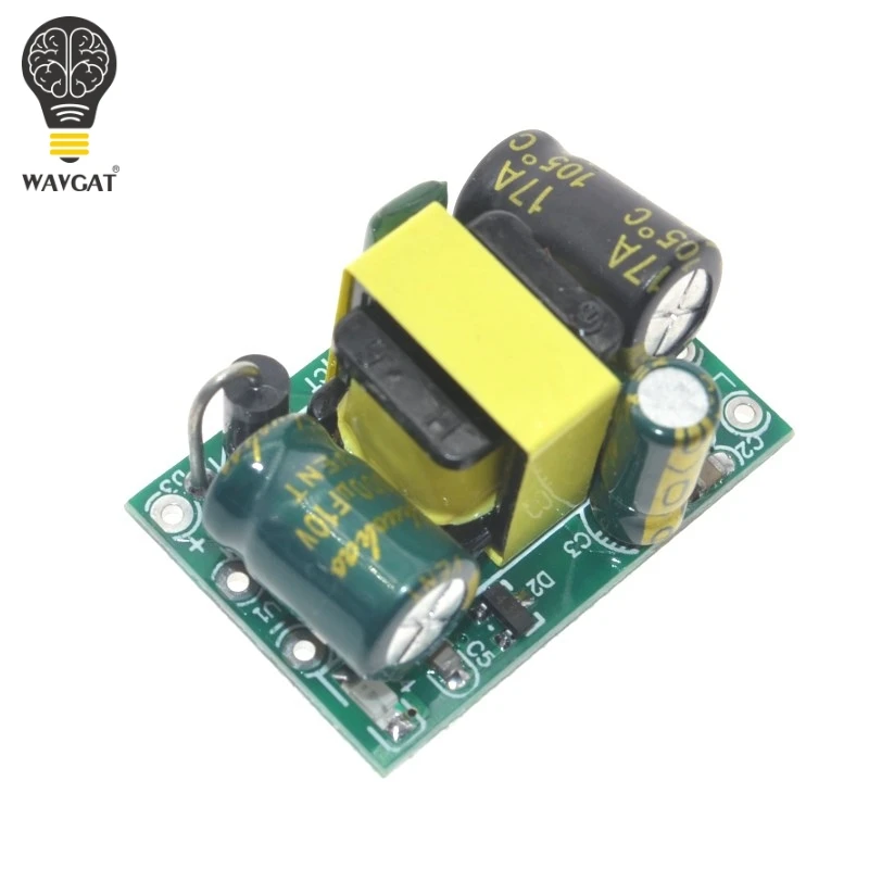 Изолированный модуль питания переключателя 5 В 3 мА (220 Вт) для Arduino AC DC понижающий в