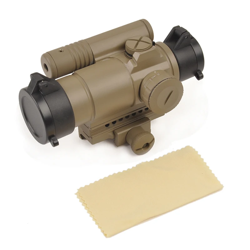 

SEIGNEER New Tactical M4 2MOA Red & Green Dot Optic Laser Sight Scope 20mm Rail Mount for NVD compatibility