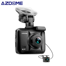 AZDOME GS63H Dual Lens WiFi FHD 1080 P Anteriore + VGA Posteriore Registratore Dell’automobile DVR 2160 P Dash Cam Novatek 96660 Dashcam Fotocamera Costruito nel GPS