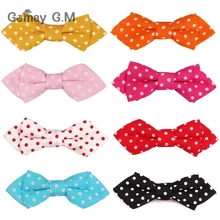 Новинка; модный галстук-бабочка для мальчиков; хлопковый галстук в горошек; Регулируемый Детский галстук-бабочка; вечерние галстуки в английском стиле для девочек