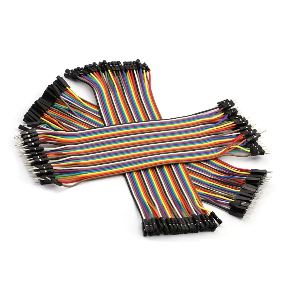 Dupont line 120 шт. 15 см разъем штырь гнездо и перемычка кабель для Arduino набор сделай