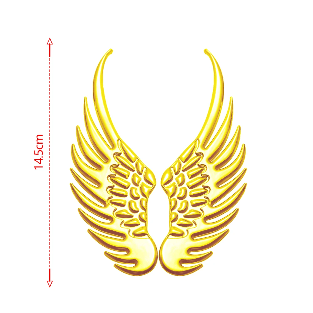 1 пара 3D наклейки JDM металла ангелов крылья автомобиля украшения герба Знак переводной логотип Стикеры Аксессуары для автомобилей и мотоциклов стайлинга автомобилей