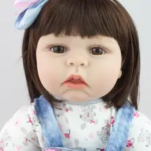 Горячая Распродажа реалистичные силиконовые reborn baby doll Детские куклы Модная кукла Рождественский подарок на год