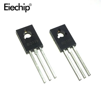 

50pcs/lot BD140 to126 power transistor mosfet bd140 TO126 PNP power transistor 80V 1.5A TO-126 power transistor
