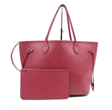 

woxk 2018 new water ripple fashion neverful women handbag with good quality bags free shipping