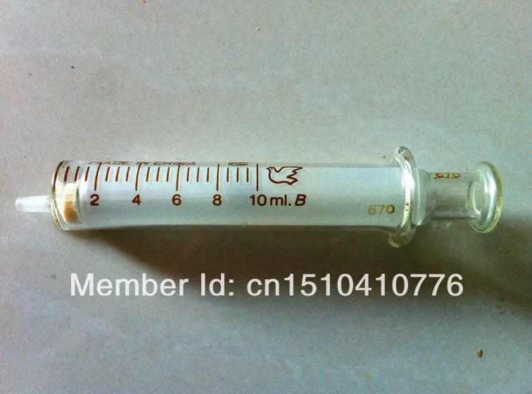 10ml Glass Syringe Injector Glass Sampler Lab Glasswarein