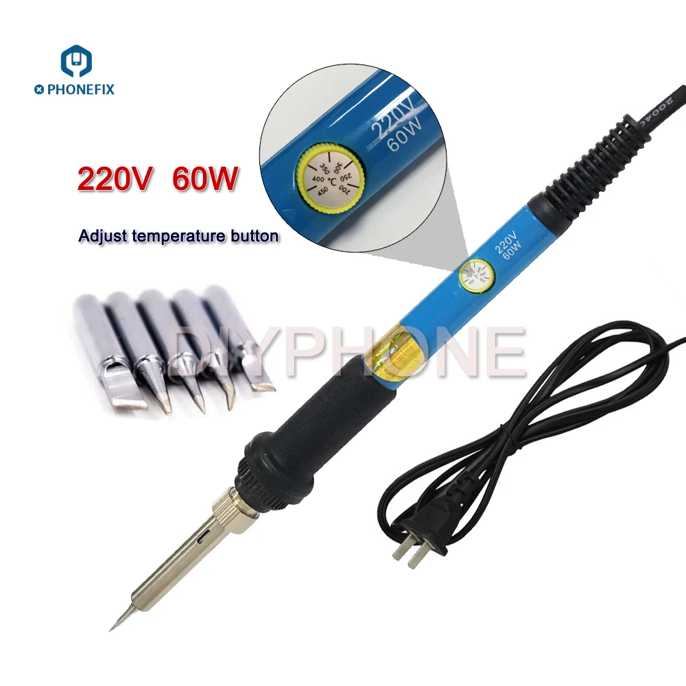 60W lead-free Adjustable Electronic Soldering Iron