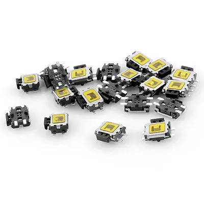 

20pcs 5x4x1.6mm 4-Pin SPST Momentary Pushbutton Panel PCB Mini Tactile Switch