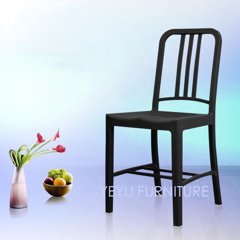 Минималистский современный Дизайн Пластик обеденный стул военно-морского флота популярные обеденный Мебель стул отдыха современный дом Мебель