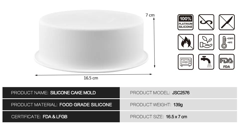 SILIKOLOVE круглые формы для выпечки, силиконовая форма в форме 3D, черная силиконовая форма для торта, инструменты для выпечки, форма для торта, новинка, товары для кухни