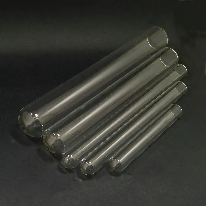 20Pcs DIA10/12/13/15cm HighTemperature Resistant Glass Test Tube for