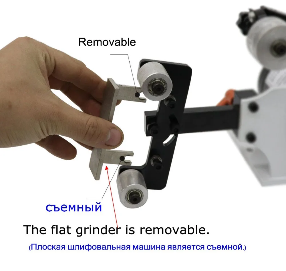 Работа промышленного класса острый нож и точилка для инструментов, прецизионные точильные направляющие с наградным абразивным поясом