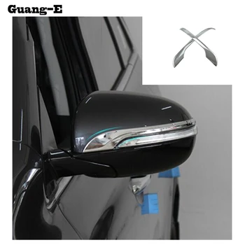 

Car body ABS chrome back rear view Rearview Side Mirror Cover stick trim frame lamp hood For Kia Sorento L 2015 2016 2017