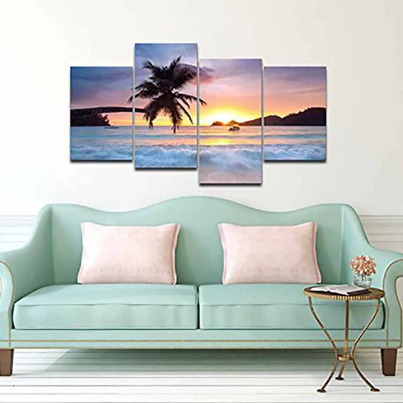

5D Landscape Sea Sunset Diamond Embroidery Painting Full Drill Round Diamond Mosaic Picture Cross Stitch Decor Diamond Painting