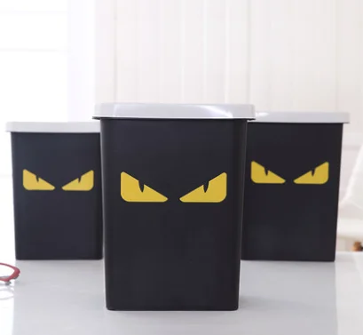 

Hot Popular Cute Cartoon Monster Creative Waste Bins Home Office Fashion Practical Trash Can Bedroom Bathroom Garbage Bin C680