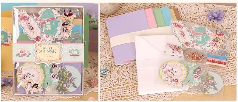 Eno поздравительные винтажные открытки набор 12 пустых поздравительных открыток с конвертами декупаж Скрапбукинг открытки ремесло
