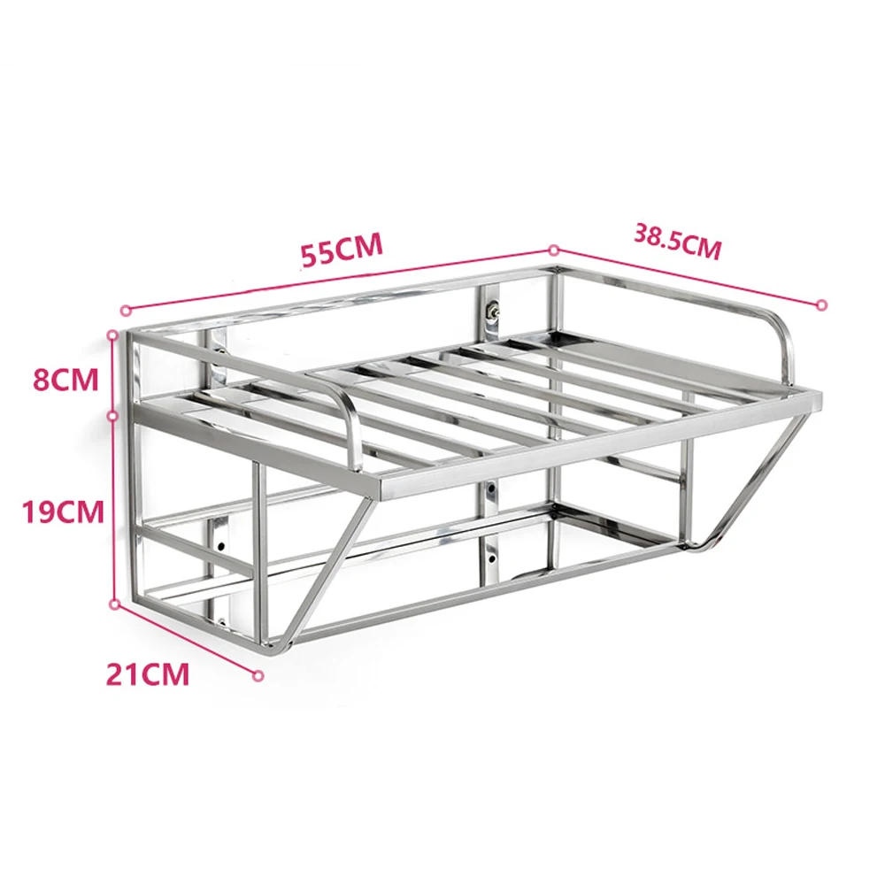 A1 304 нержавеющая сталь, полка для микроволновой печи, кухонная стойка, настенный кронштейн для печи, кухонная настенная подвеска wx8161026