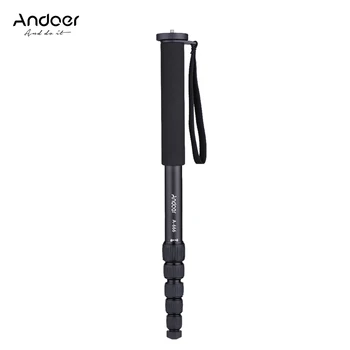 

Andoer A-666 181cm/5.9ft Telescoping Aluminum Camera Monopod Unipod Stick 6-Section for Nikon Canon Sony A7 Pentax Camcorder DV
