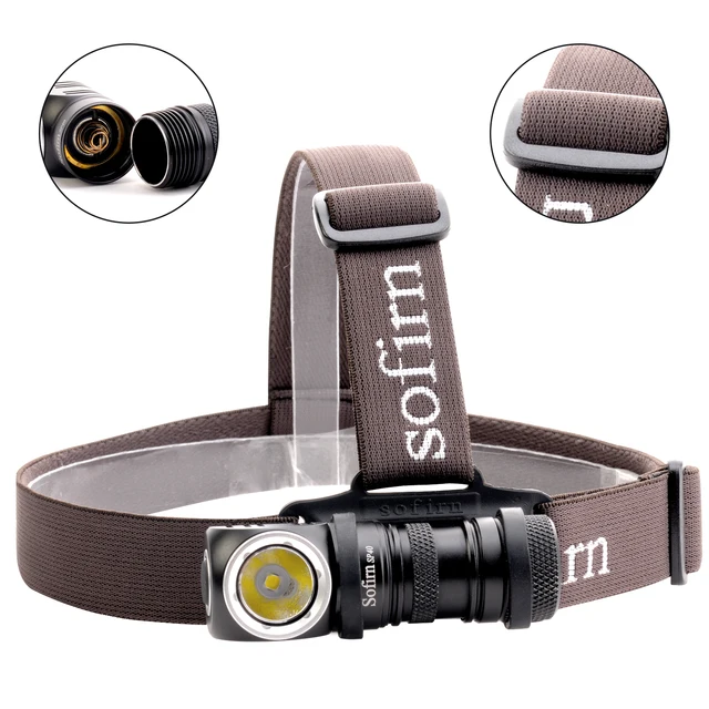 Sofirn Headlamp 1200lm Lh351d 90cri Usb Rechargeable 18650 Headlight 18350 Flashlight With Power Indicator Magnet Tail Headlamps Aliexpress