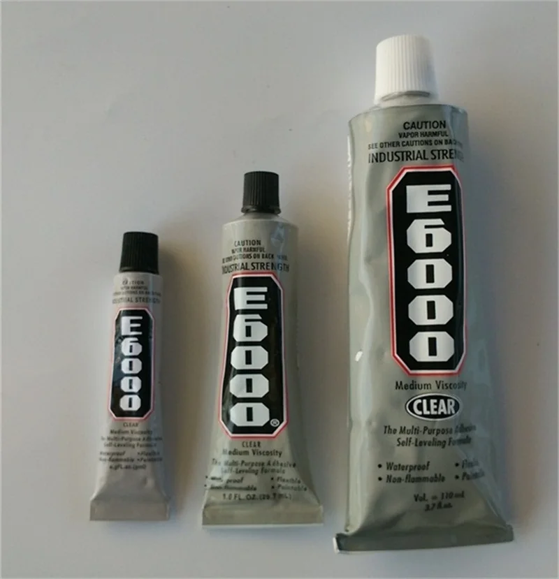 

Hot Sale 3Pcs E6000 Glue Epoxy Resin For Mobile Phone Adhesive Diy Rhinestones Glass Crystal Jewelry Fabric