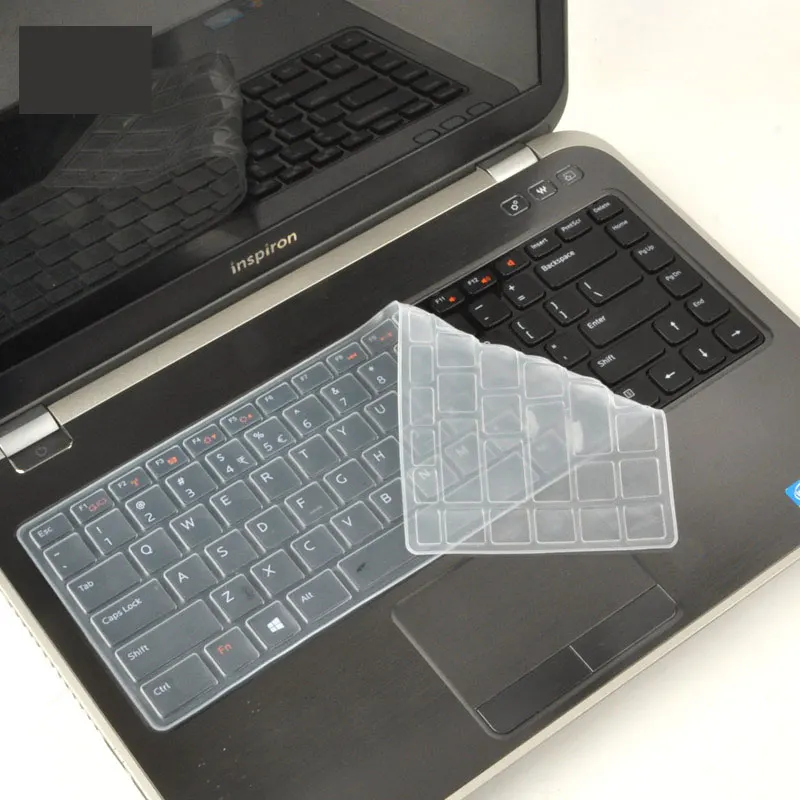 Новая силиконовая клавиатура кожного покрова протектор для Dell Inspiron 14R N4110 N4120 N4050 14В 14VR 14RR 13Z M411R M4040 M4110 7520 - Цвет: Crystal