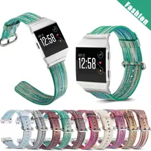 Ремешок радужные сменные полосы с застежкой из нержавеющей стали для Ionic Смарт фитнес Браслет Watct Z1024 Прямая поставка