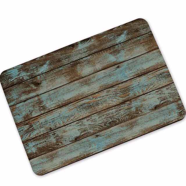 Amellor Floor Carpets Mat Parlor Hallway Outdoor Mats Back Amellor Floor Carpets Mat Parlor Hallway Outdoor Mats Back Rubber Wood Grain Printed Home Decoration Rug Carpet 40x60cm