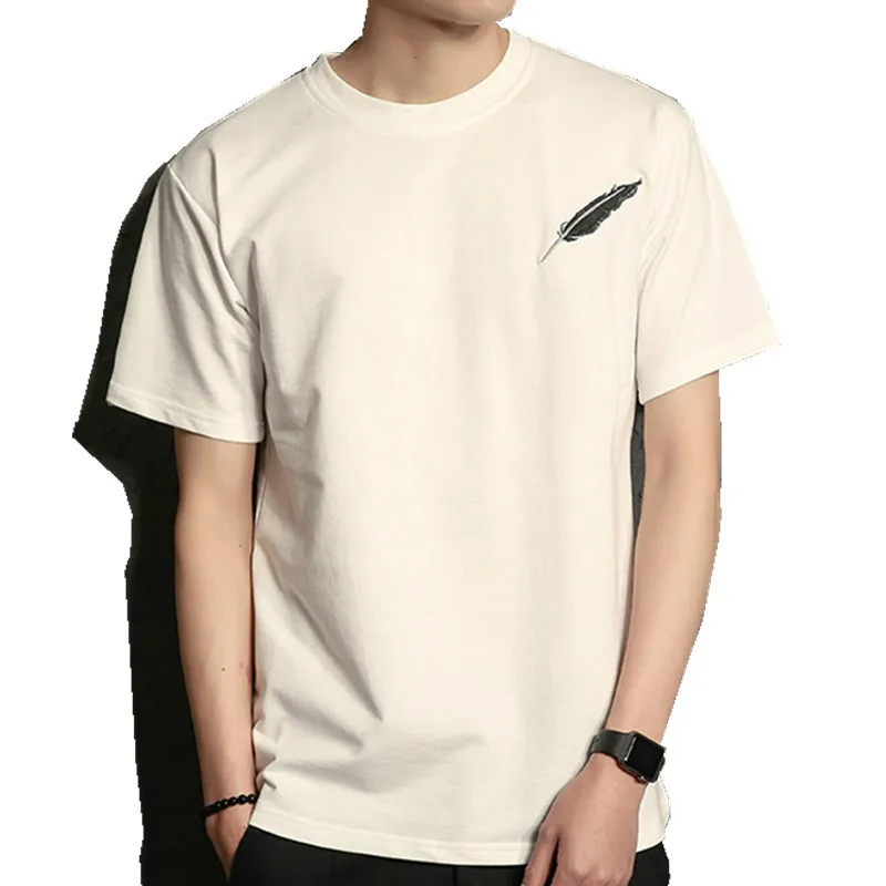 

New Solid Camisetas Hombre T Shirt Mens Black White Men's Clothing Cotton T Shirt Men Summer Skateboard Tee Harajuku Tshirt Tops