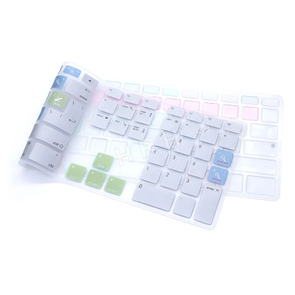Чехол для клавиатуры с горячими клавишами для клавиатуры Apple, цифровая Проводная клавиатура USB Для iMac G6, настольный ПК, проводная