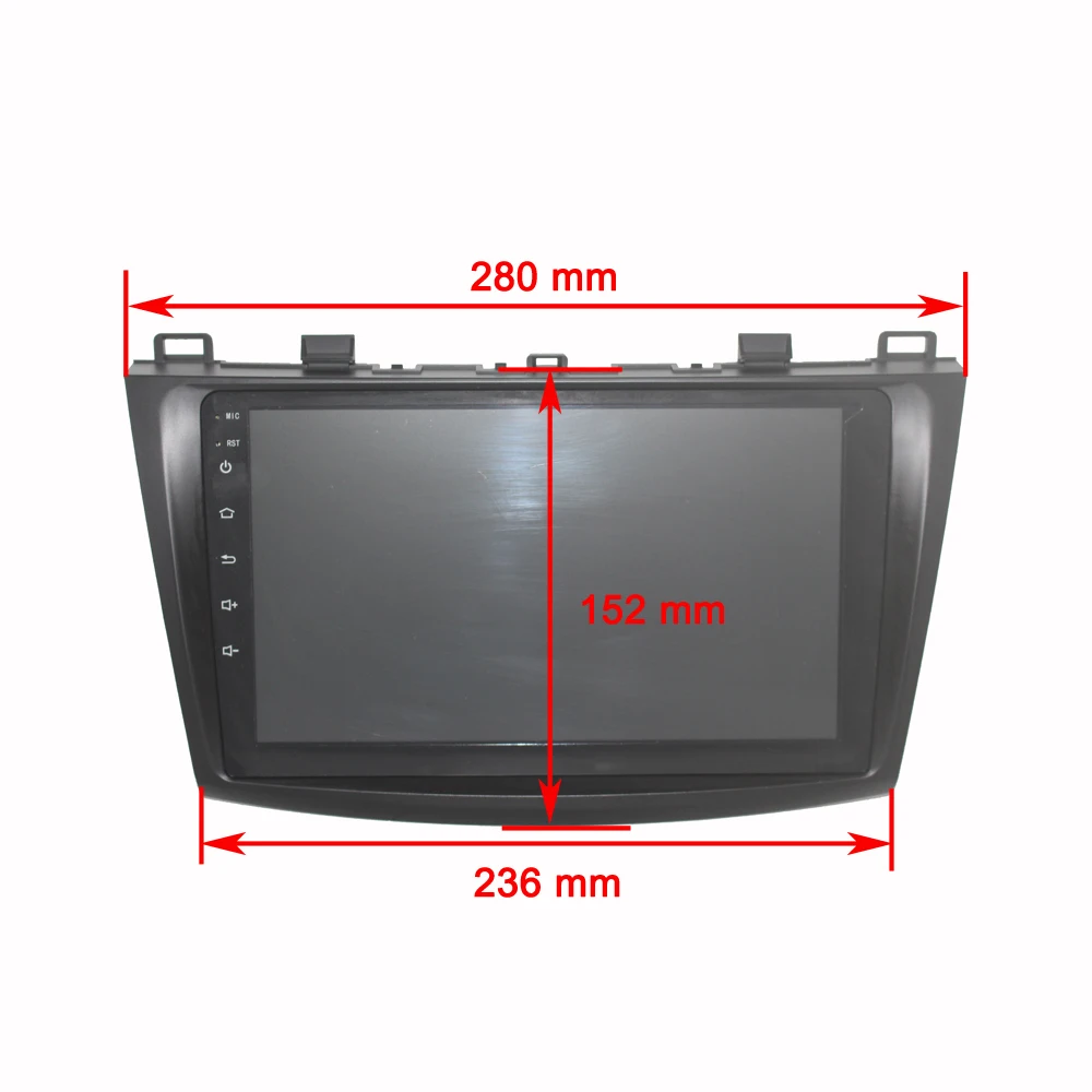 Top HACTIVOL 2G+32G Android 8.1 Car Radio for Mazda3 2011-2015 car dvd player gps navigation car accessory 4G multimedia player 5