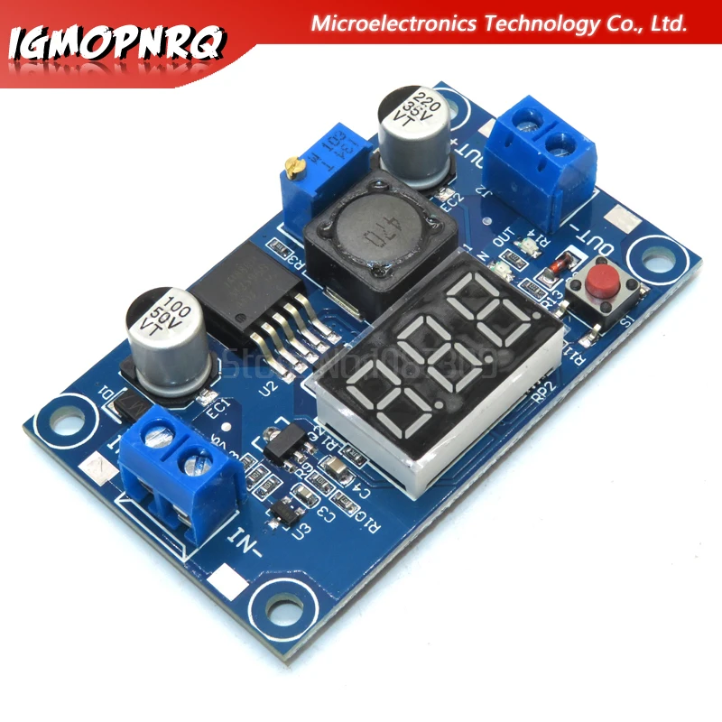1Pcs Lm2596 Lm2596S Power Module + Led Voltmetro Dc-Dc Regolabile Step-Down Il Modulo Di Alimentazione Con Display Digitale