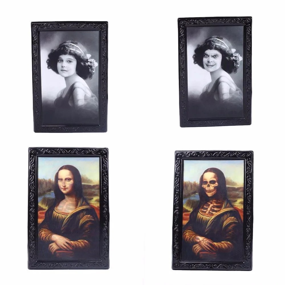 

Variable 3D Ghost Picture Frame Halloween Decoration Horror Craft Supplies Bachelorette Party Decor Halloween Props Drop ship