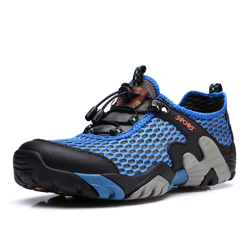 

Outdoor Men's And Women's General Water Shoes Barefoot Fast Dry Mesh Shoes Light Travel Sports Anti-skid Anadromous Walking Shoe