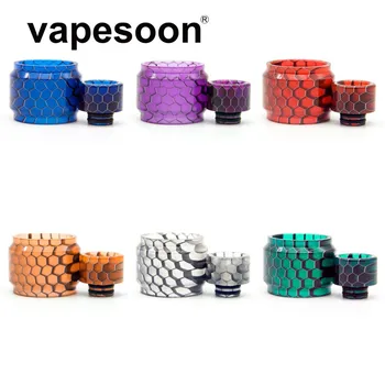 

Newest style Coloful replacement extend pyrex cobra glass tube with 810 drip tip for TFV8 Baby Atomizer Tank 6 colors
