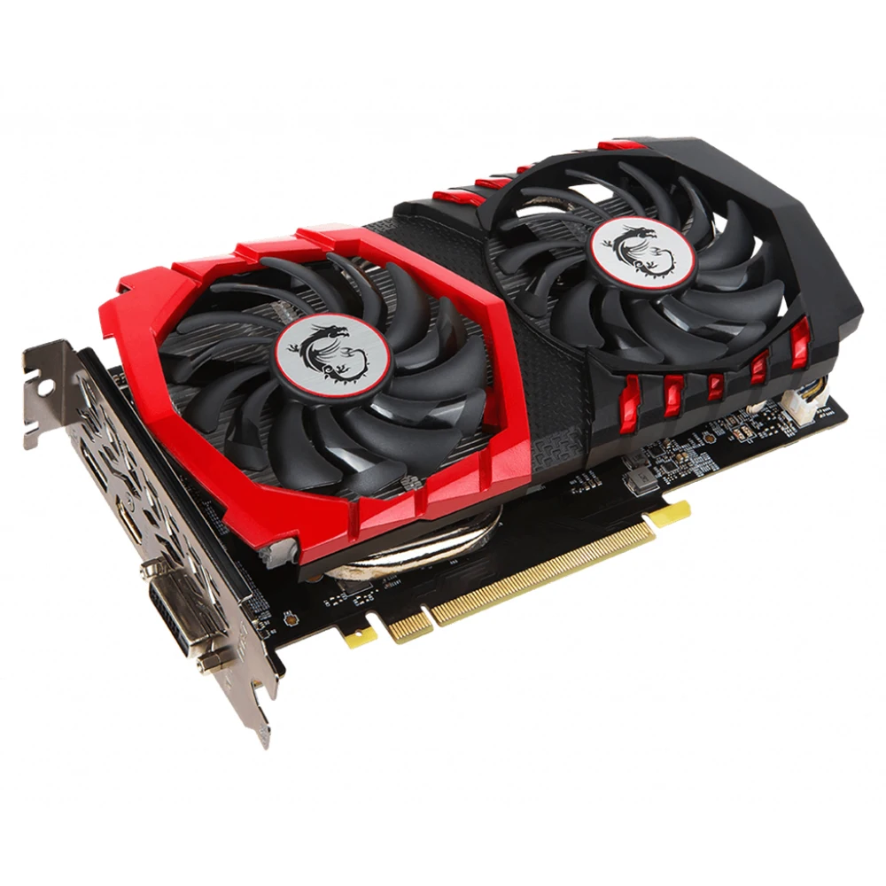 MSI Графика карты GTX1050Ti Gaming X 4G видео карта 1150 МГц/7000 МГц 128Bit PCI E3.0 DP + HDMI DVI DirectX 12 GDDR5 2