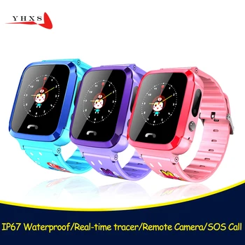 

IP67 Waterproof Smart Real-time Location Touch Screen SOS Call Monitor Camera Wristwatch Finder Tracker Kid Child Phone Watch