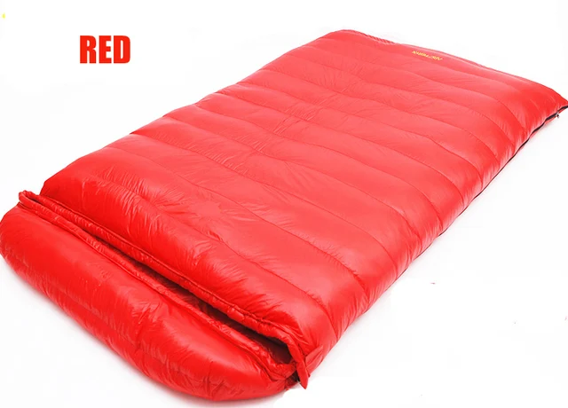 Cheap 2500/2800/3000g filling 95% goose down filling waterproof comfortable double person bulkiness 850 winter down sleeping bag