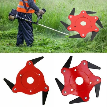 

3T/ 5T/ 6T Garden Lawn Mower Blade Manganese Steel Grass Trimmer Brush Head For Lawn Mower