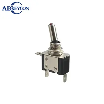 

AS06 IBA-07D Blue ON OFF Car Toggle Switch For Lamp 3PIN bakelite material automatic car 25A light switch 12V