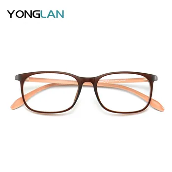 

Yong Lan 2019 TR90 Optical Glasses Frame Square block myopia glasses Clear Lens Gafas oculos de grau