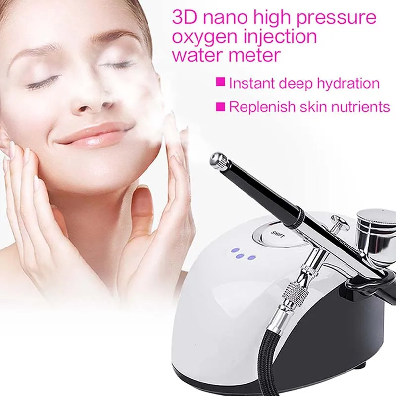 Portable Nano Face Steamer Water Oxygen Meter Nebulizer for Face Beauty