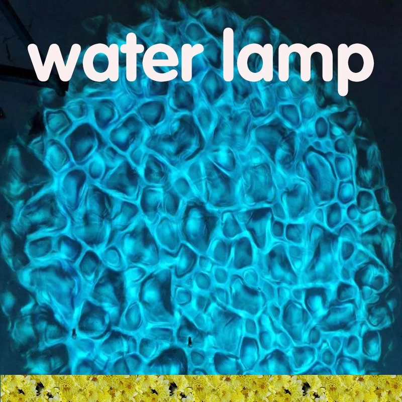 Azul à Prova Onda de Água Projeção a Laser para Festa Luz de Palco Oceano Dwaterproof Água Projetor Criar Uma Efeito Ondulação Atmosfera Mostrar Led 2 Iluminação de paisagem externa