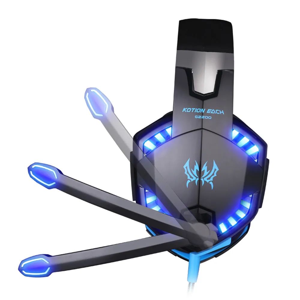 KOTION EACH Vibration Gaming Headset 7.1 PC casque Gaming Gamer Headset Surround 7.1 Headphone USB With Microphone For Computer (6)