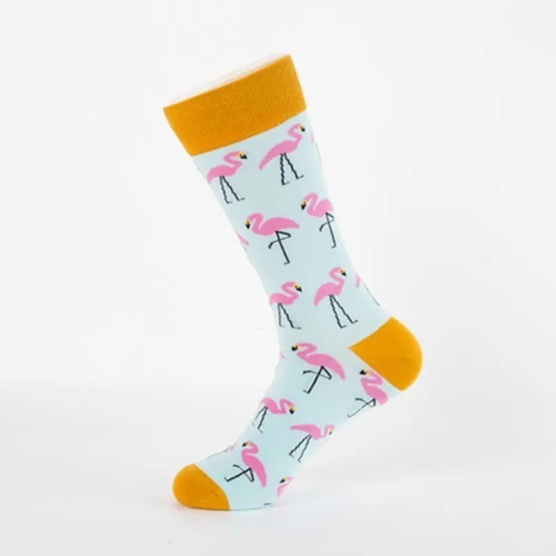 Высококачественные хлопковые счастливые мужские носки женские повседневные дизайнерские носки Harajuku в британском стиле забавные носки с пасхальными яйцами и рождественским принтом - Цвет: 15