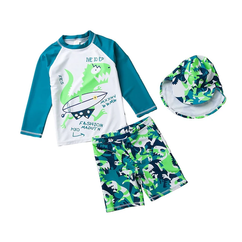 

Kids Boys Swimwear Children's Swimming 2019 Cartoon Print Dinosaur Kids Swimsuit Baby Beachwear Clothes Swimwear Kids