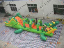 Crocodile Inflatable Water Game floating aqua water pool obstacle Crocodile Inflatable Water Game floating aqua water pool obstacle