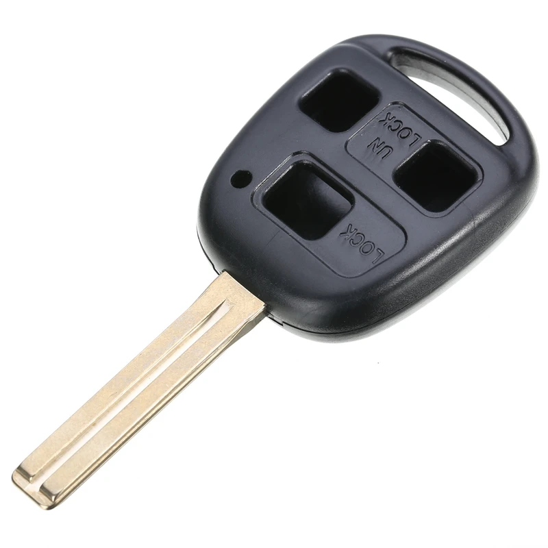 

New 3 Button Remote Key Fob Case Shell for Lexus IS200 GS300 LS400 RX300 Replacement Key Cover