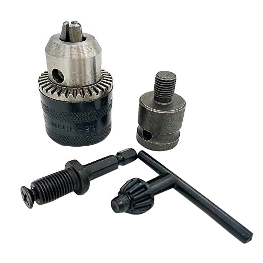3Pcs/Set 10mm Metal Drill Chuck Adapter SDS Plus Shank Hammer Converter Tools