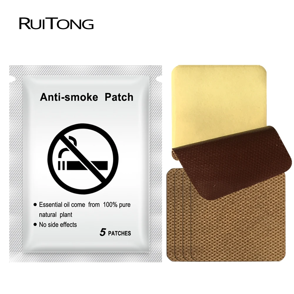 RuiTong 120 патчи бросить курить анти дым патч для курения пластырь для прекращения 100% натуральный ингредиент Пластыри для прекращения курения