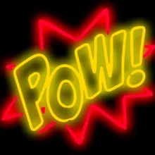 Изготовленный На Заказ POW! Стеклянная неоновая световая вывеска пивной бар